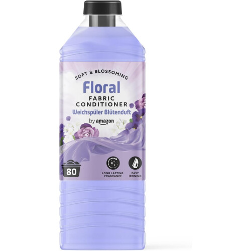 by Amazon Floral Fabric Conditioner, 80 washes (Pack of 2) 1