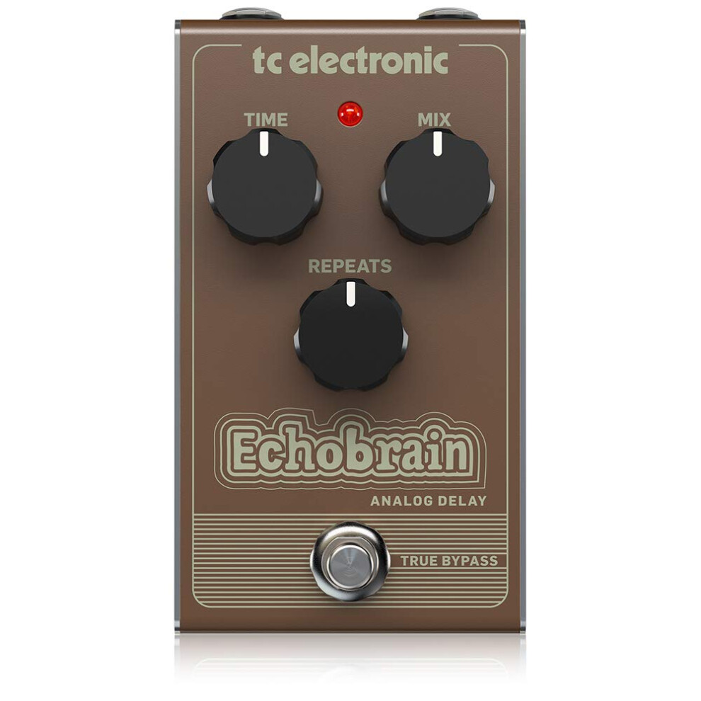 TC Electronic ECHOBRAIN ANALOG DELAY Vintage-Style Delay Pedal with All-Analog Bucket-Brigade Circuit