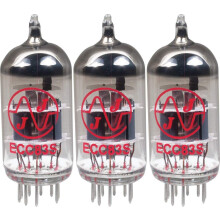 JJ 12AX7 / ECC83 Preamp Vacuum Tubes (Three Pack) New Version