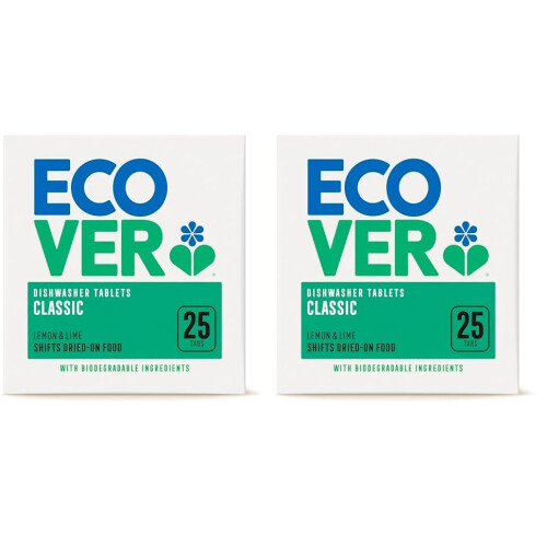 Ecover Ecover Classic Dishwasher Tablets, 0.5 kilograms (Pack of 2)