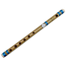 Beginners to Professional Indian Bamboo Flute Concert Natural Scale C 13 inch Transverse Indian Bamboo Transverse Flute Bansuri