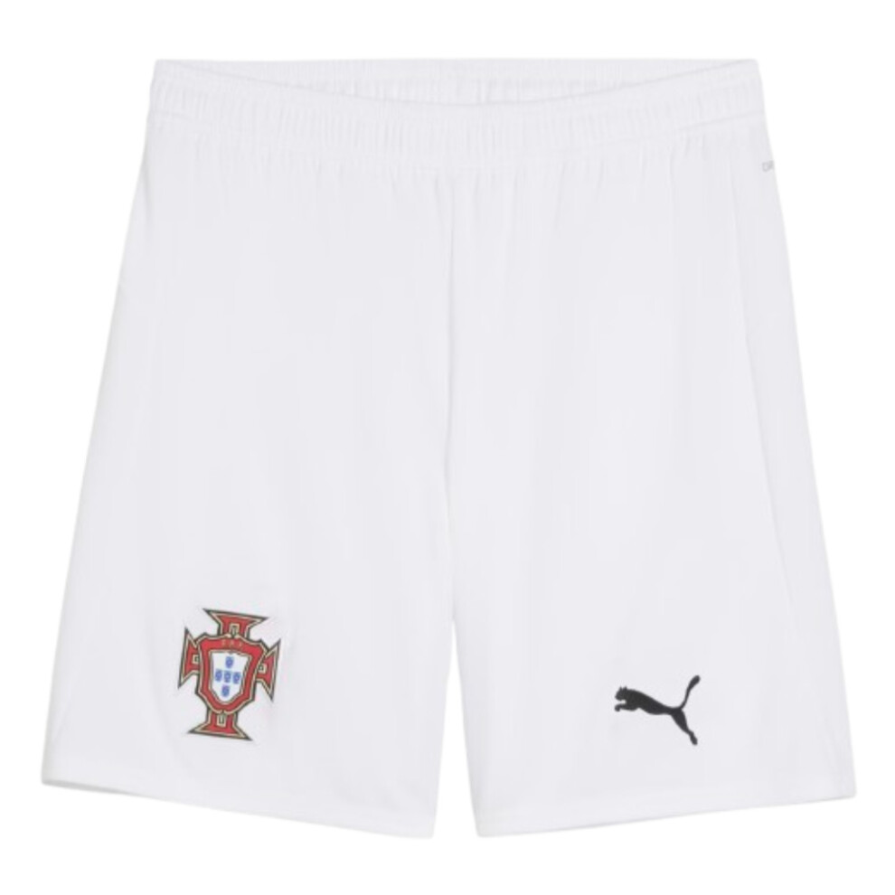 Puma (Xxlb) 2025-2026 Portugal Away Shorts (White) - Kids White