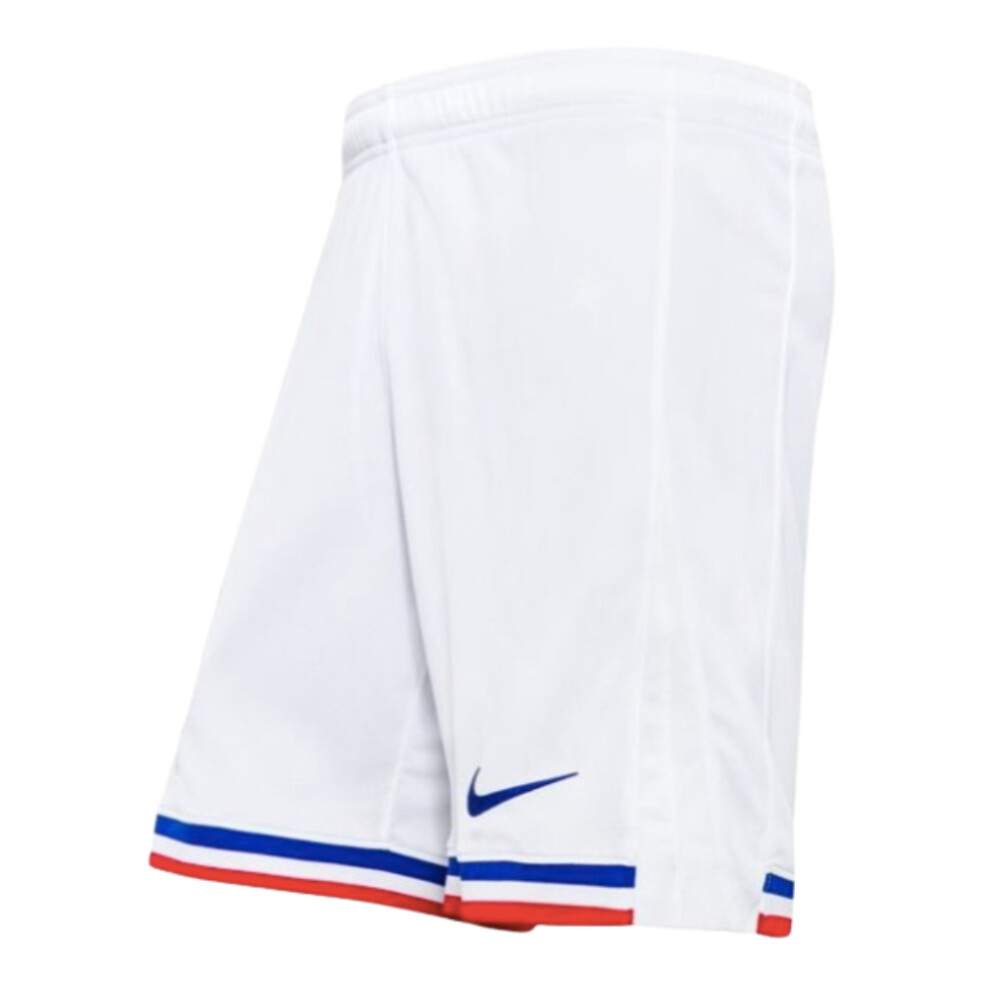 (L) 2024-2025 France Home Shorts (White)