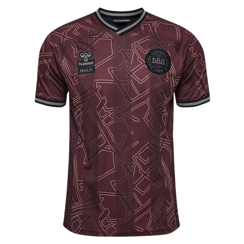 Hummel (4Xl) 2024-2025 Denmark Special Edition X Halo Ss Shirt