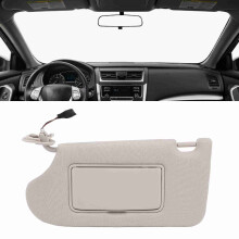 Pare-soleil beige avec éclairage pour maquillage 964013TA2A Gauche
