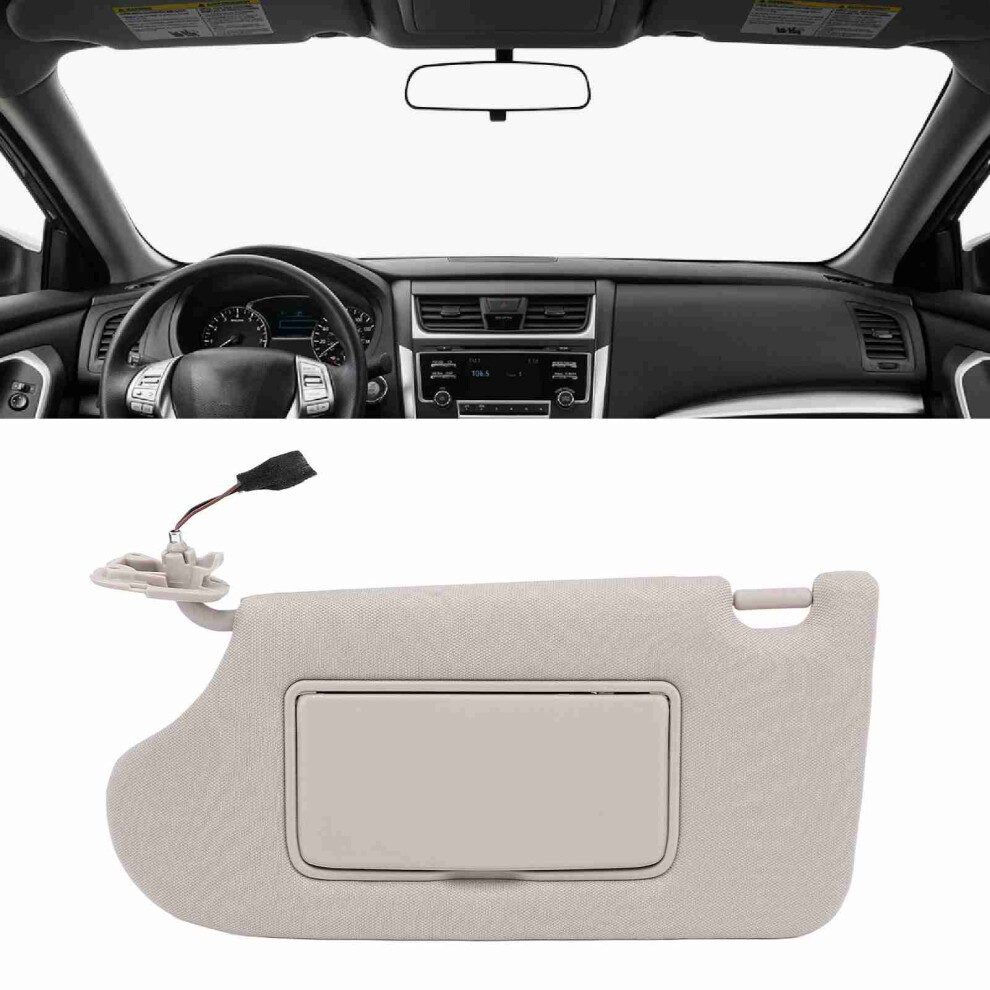 Left Driver Side Sun Visor With Makeup For Nissan Altima Beige/Light 7611333721147