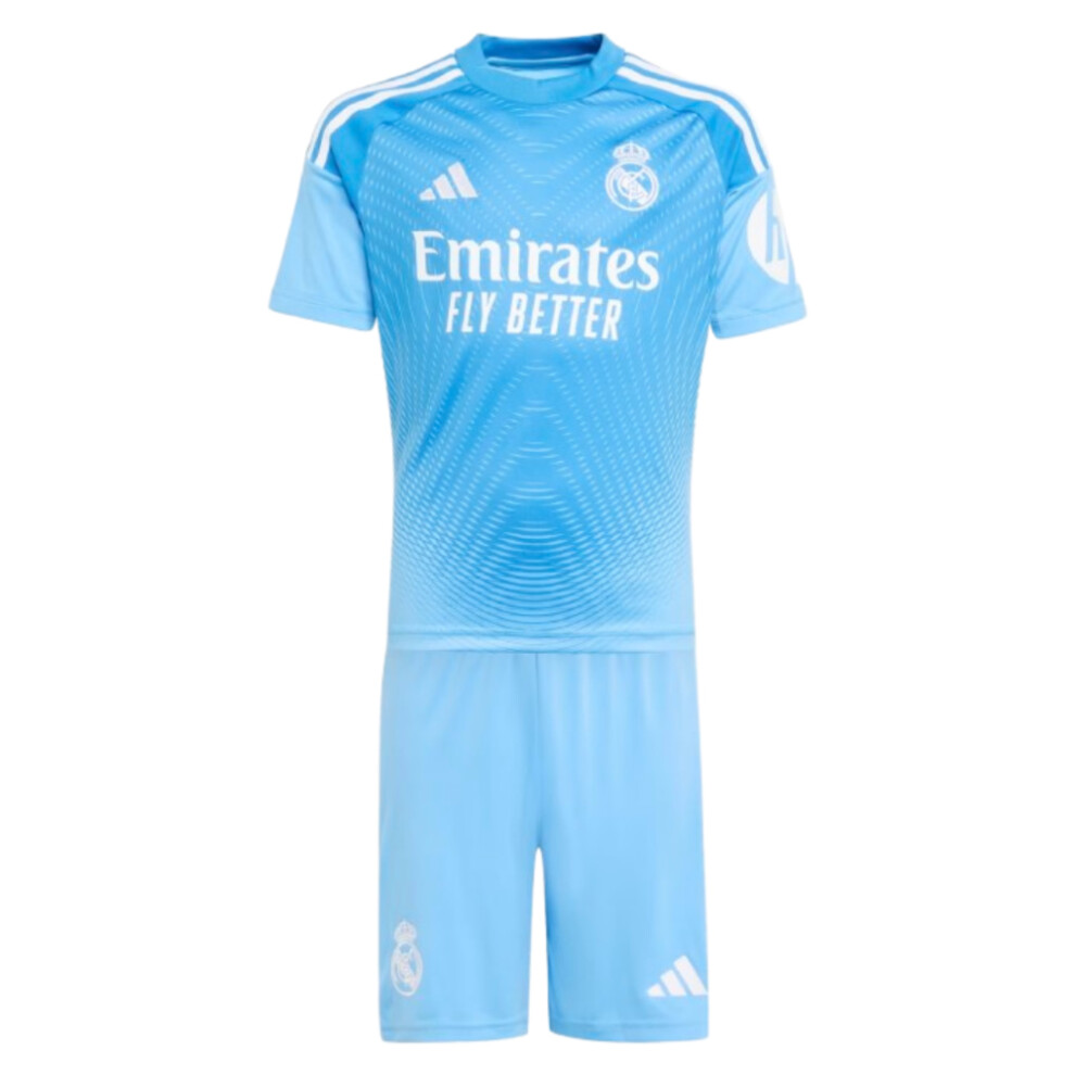 Adidas (Xlb) 2025-2026 Real Madrid Home Youth Goalkeeper Kit