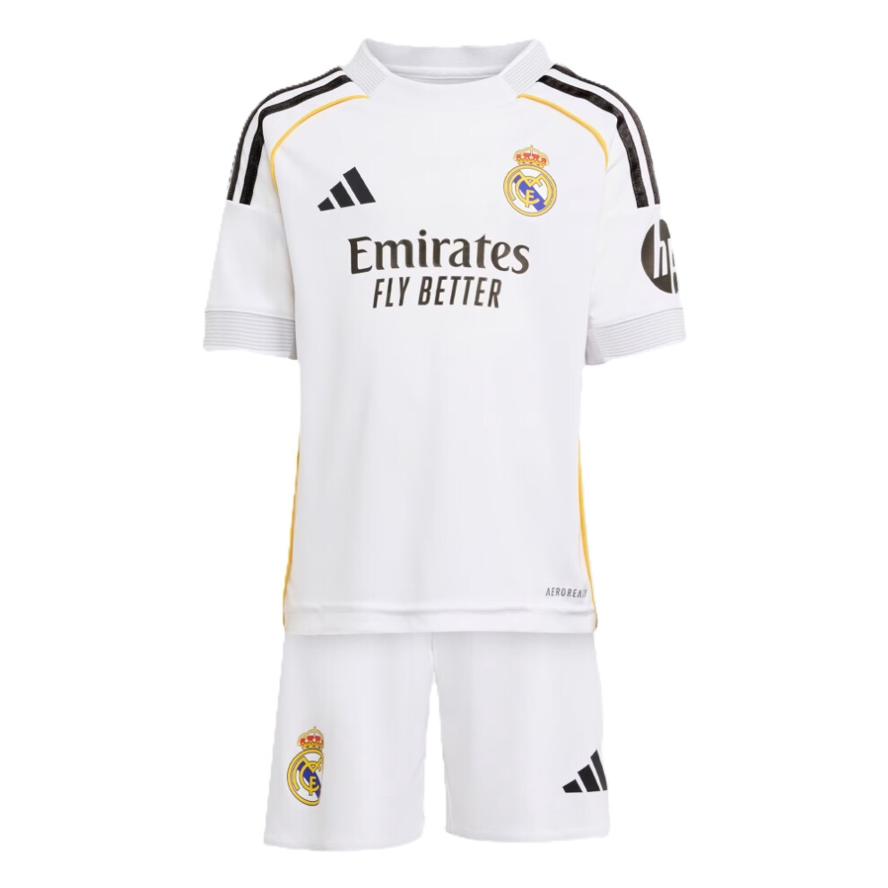 Adidas (4-5 Years) 2025-2026 Real Madrid Home Mini Kit