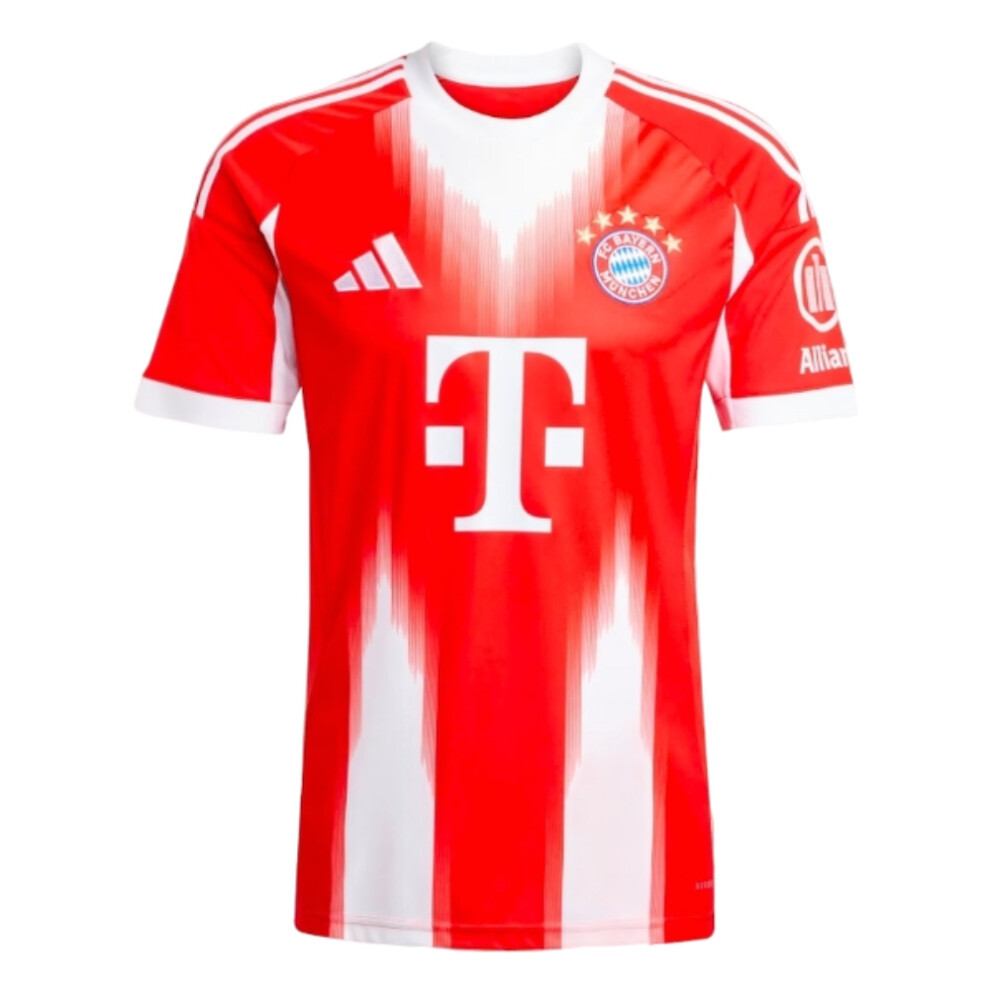 Adidas Bayern Munich 25/26 Home Shirt Red/White - Image 3