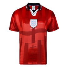(L) Score Draw England 1998 World Cup Finals Away Retro Football Shirt