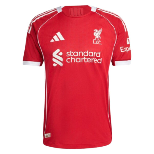 Adidas (S) 2025-2026 Liverpool Authentic Home Shirt