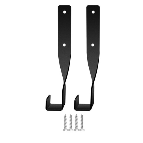 2 pièces Support de tronçonneuse, noir 228x38x30mm