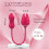Female vibrator - massager Rose Series 3 in one 6