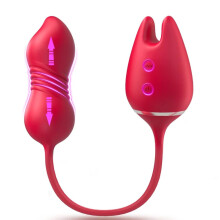 Vibrator für Frauen - Massagegerät Rose Serie 3 in einem