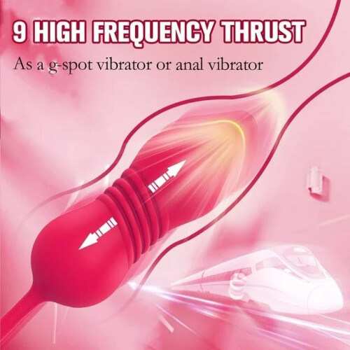 Female vibrator - massager Rose Series 3 in one 2