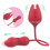 Female vibrator - massager Rose Series 3 in one 4