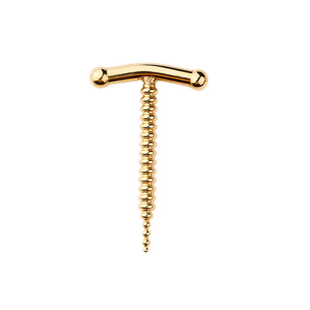 Luxury Stainless Steel Urethral Plug, Gold-image-OPC-PJCH98D-NEW