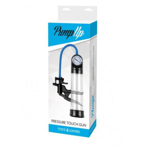 Penis Pump Up Developer Touch Gun, Transparant