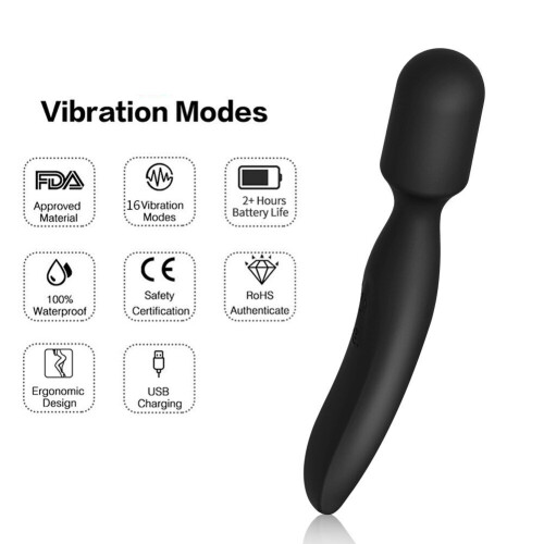 Vibrator Multi G Spot Wand, 16 speeds 2