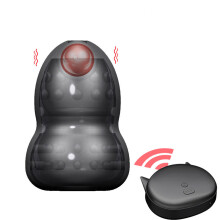 Male vibrator with remote control