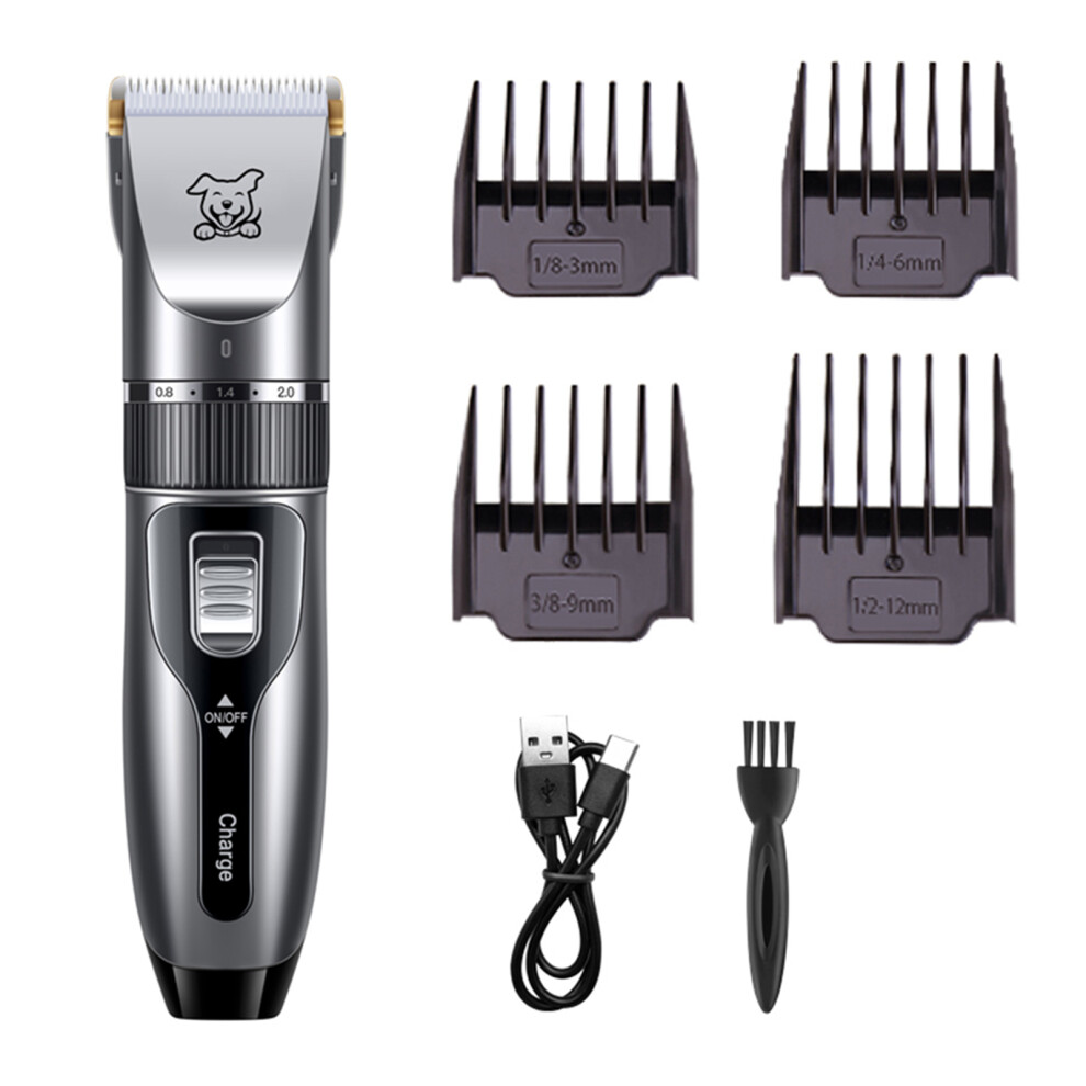 Pet Grooming Hair Clipper Low Noise Cordless 1200mAh