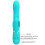 Vibrator Pretty Love - Multifunktions Hase, blau 8