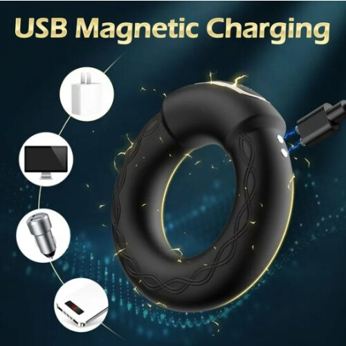 Vibrating penis ring with remote control via app 1