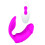 Vibrator Double pleasure with remote control 1
