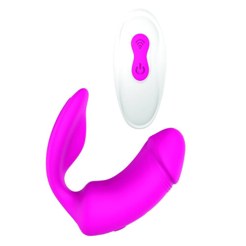 Vibrator Double pleasure with remote control