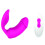 Vibrator Double pleasure with remote control 2