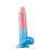 Phallus Imitator Dazzle Borchie, 23 cm, rosa/blu 1