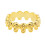 Penis Ring Schedel Gouden Ring, 30 mm 1