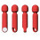 Draagbare mini vibrator stimulator, rood 2