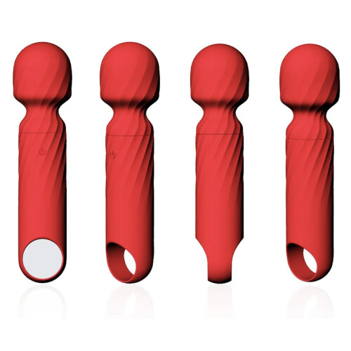 Draagbare mini vibrator stimulator, rood 1