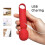 Draagbare mini vibrator stimulator, rood 4