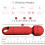 Draagbare mini vibrator stimulator, rood 6