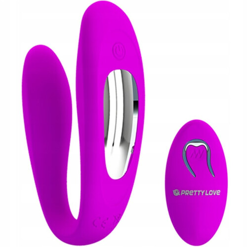 Vibrator for couples Pretty Love, purple 2