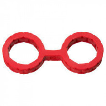 Silicone handcuffs, red