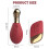 Vaginal ball Kegel Remote Control, red 3