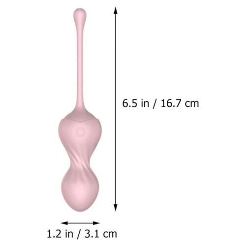 Set of vaginal balls, 3 pcs. + remote control 2