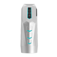 Automatic male masturbator, silver