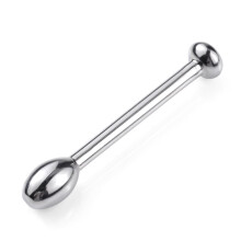 Stainless steel urethral masturbator, 10 mm