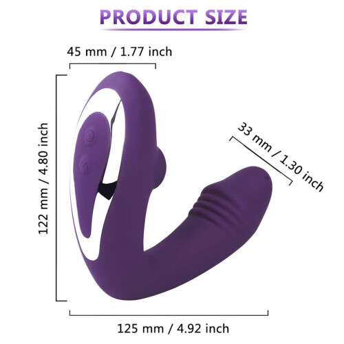 Vibrerende stimulator, paars 2