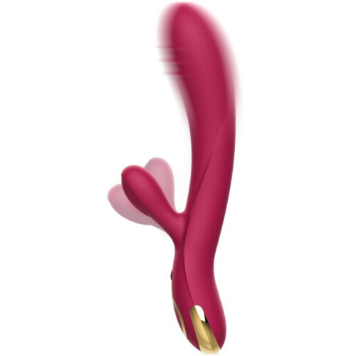 Vibrator Cici Beauty Premium Silicone Rabbit, red 2