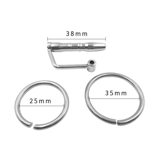 Edelstahl Harnröhrenstecker Hahn Stecker 1
