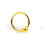 Penis ring 25 mm, goud 1