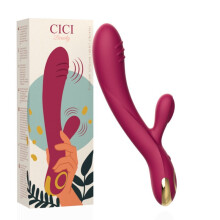 Vibrator Cici Beauty Premium Silicone Konijn, rood