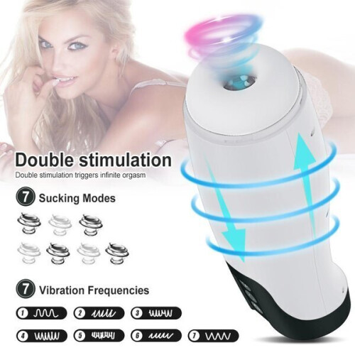 Masturbator, weiß/schwarz 2