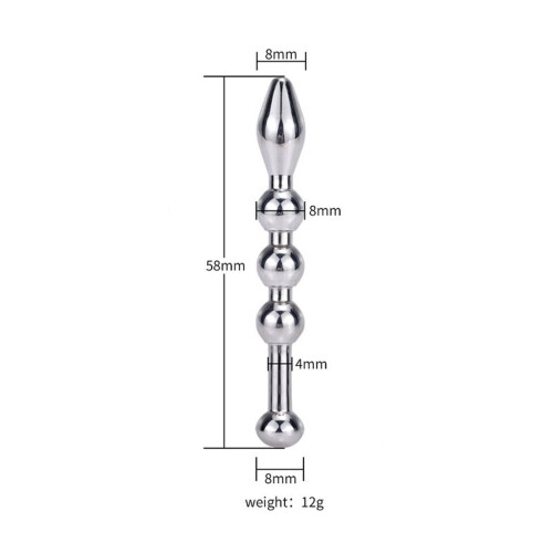 Urethral masturbation plug, 8 mm 1