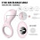 Vibrator - penis ring, with remote control 5